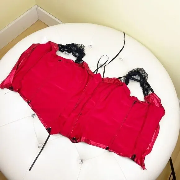 Red corset size large - Picture 6 of 9